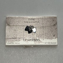 Unwritten Jewelry Sterling Silver Necklace Hearts To The Moon And Back 1... - $9.29