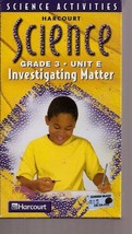 Harcourt Science Activity Video Unit E : Investigating Matter (VHS) - £3.96 GBP