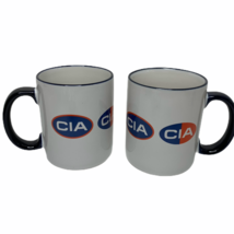 PAIR Central Intelligence Agency Coffee Cup Mug CIA White Blue Red  - £23.45 GBP
