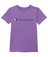 Champion Big Boys Classic Script T-Shirt - Short Sleeve Large (14) - $14.84