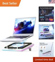 RGB Laptop Cooling Pad, White, Powerful Turbofan, Quiet Cooling, Touch C... - $269.40
