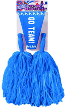 Forum Novelties Cheerleader Pom-Pom and Megaphone Set (Blue) - £49.76 GBP