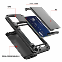 Case For iPhone 12 11 Pro Max XS XR 8 7+ SE Wallet Hard back hard silicon case - $46.46