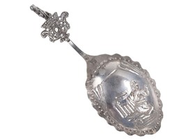 1890 Dutch sterling Tea Caddy Spoon - £85.97 GBP