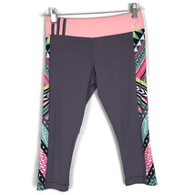 Adidas Womens Active Pants Size XS Gray Pink Yoga Work Out Pants - £17.19 GBP
