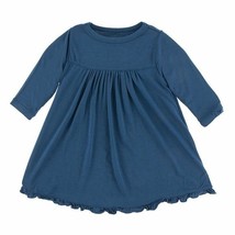 NWT KICKEE PANTS TWILIGHT BASIC CLASSIC L/S SWING DRESS. SIZES: 2T NWT - $18.00