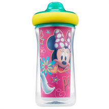 Disney Minnie Mouse Insulated Sippy Cup 9oz, Green/Yellow Lid - $11.88