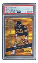 Jack Ham Signé 1994 Sig Rookies Or Standard #HOF10 Échange Carte PSA / DNA Gemme - £69.03 GBP