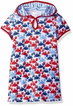 NWT Mud Pie Crab Anchor Girls Hooded Swim Cover Up 12-18 Months - £10.35 GBP