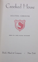 Agatha Christie CROOKED HOUSE Vintage 1949 Hardcover Red Badge Classic Mystery - £12.47 GBP
