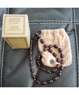 Vintage Avon 1980 TURTLE BAY COLLECTION Beaded Faux Tortoise Necklace Ne... - £21.07 GBP