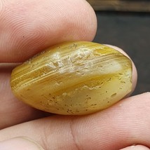 Ancient Suleimani Yellow Agate Agate Bead , Rare Himalayan agate bead SUL-5 - £69.69 GBP