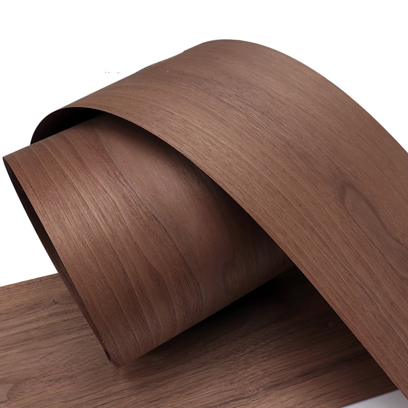 L:2.5Meters Width:220mm Thickness:0.5mm Natural Dark Black Walnut Thick Wo - £21.16 GBP+