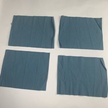 IKEA Set of 4 Marit Blue Teal Cotton Polyester Blend Table Placemat - £10.17 GBP