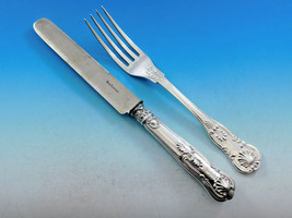 Queens by Henri Bros &amp; Co Sterling Silver Set Dinner Knives and Forks 24 pieces - £2,713.03 GBP