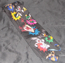 Looney Tunes Characters Mens Necktie Taz Bugs Daffy Tweety - $9.88