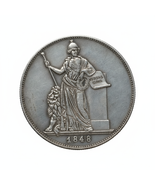 Maximiliano II Baviera 1848 Constitución Arte Conmemorativo Medalla Rest... - €11,43 EUR
