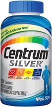 Centrum Silver Multivitamin for Men 50 Plus, Multimineral Supplement, 250 Count - £52.55 GBP