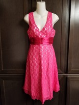 Katia CROSSOVER Dress Pink Sundress Empire Waist JUNIOR Medium or WOMEN ... - £3.95 GBP