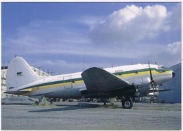 Postcard Airplane Oasis Curtiss C-46 Manila 6/84 - £3.94 GBP