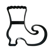 6x Witch Boot Outline Fondant Cutter Cupcake Topper 1.75 IN USA FD5225 - £5.51 GBP