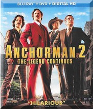 Blu-Ray - Anchorman 2: The Legend Continues (2013) *Will Ferrell / Paul Rudd* - £7.81 GBP