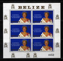 ZAYIX Belize 523 MNH Queen Mother Elizabeth Royalty 061122SM60 - £11.71 GBP