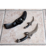 Twin Dragon Claw Dagger Set + Sheath, Athame, Wiccan Pagan Ritual, Cospl... - £744.34 GBP