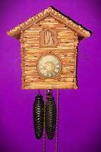 Little Log Cabin 1 day Cuckoo Clock - £108.84 GBP