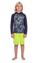 Dakine Boys Swim Set Green 2-Piece Rashguard Trunks UPF 30+ Quick Dry St... - $722.07 MXN