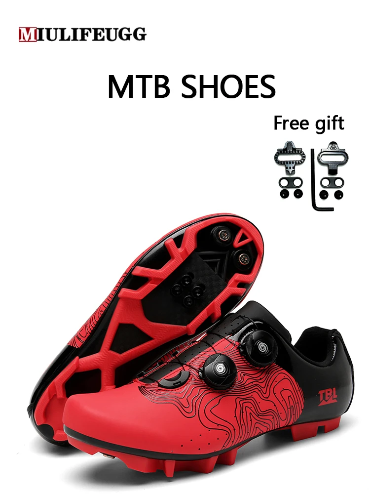 LIFEUGG MTB Cycling Shoes with Clits Men Road Bike Shoes Flat Racing Speed  Wome - £175.74 GBP