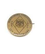 Harrisburg Consistory 75th Anniversary Pinback 1940 Vintage Whitehead Hoag - $182.25 MXN