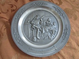 VTG REINZINN COLLECTIBLE PEWTER PLATE 1661 HENDRICK M.SORGH MUSICIAN 10.25&quot; - $183.60 MXN