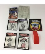 Transformers Instruction Booklets Camshift Kickback Metroplex Overdrive ... - £46.67 GBP