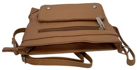 Brown Lt Cowhide Leather Small Handbag Crossbody Shoulder Bag  Purse for... - $27.10