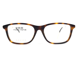 Gucci Eyeglasses Frames GG1050O 005 Tortoise Gold Square Full Rim 55-17-130 - $148.49