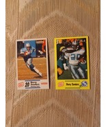 2 Barry Sanders Detroit Lions Football Cards 1990 1991 Oscar Mayer Polic... - £15.57 GBP