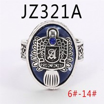 12 pcs The Vampire Diaries Ring A-Z 26 Letters Damon Salvatore &amp; Stefan Salvator - £20.31 GBP