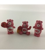 Care Bears Mini Collectible PVC 2” Figures Love-A-Lot Bear Lot Vintage 1... - $49.08 CAD