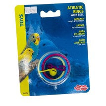 LM Living World Athletic Rings with Bell Bird Toy Athletic Rings with Be... - £1.94 GBP