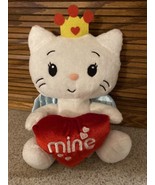 Dan Dee Angel Cat Sugar Plush 2010 Angel Cat With Wings Holding Mine Heart - £12.21 GBP