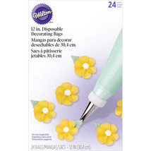 Wilton Disposable Decorating Bags 24/Pkg 12 Inch - £20.66 GBP