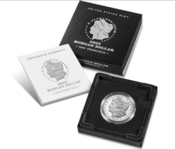 2023 S $1 Silver Morgan Dollar Proof With BOX/COA - £95.88 GBP