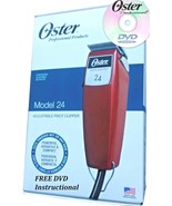 Oster 220v Deluxe Model 24 Pivot Clipper Adjustable Blade 24-51 FREE DVD... - $185.18 CAD