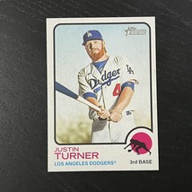 2022 Topps Heritage Baseball Justin Turner Base #383 Los Angeles Dodgers - £1.57 GBP