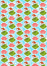 THE GRINCH Personalised Christmas Gift Wrap - The Grinch Wrapping Paper - £4.31 GBP