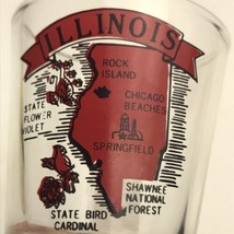 Illinois State Shot Glass Souvenir Travel Drinking Barware New Unused Wi... - $9.95