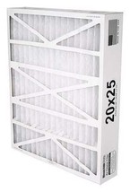 16X25X3 Synthetic Furnace Air Cleaner Filter, Merv 8 2 - $55.09