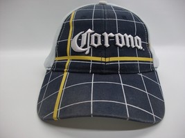Corona Beer Hat Blue White Strapback Mesh Baseball Cap - £12.01 GBP