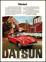 1973 Datsun 240-Z 2 Door Coupe Sports Car Vintage Print Ad Wanted 70s Wa... - £8.48 GBP